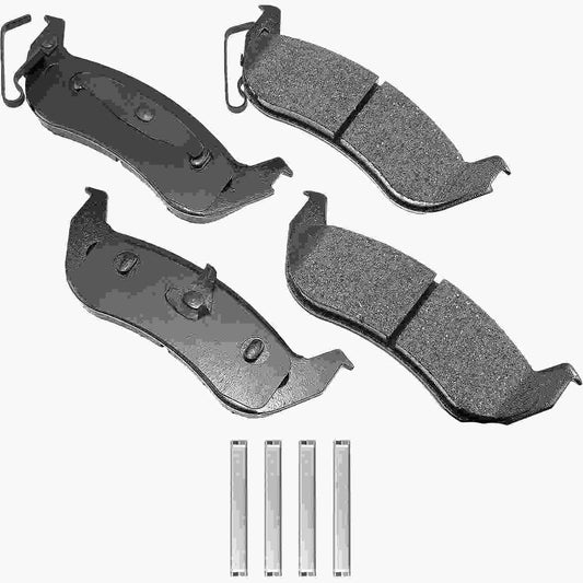 Front View of Rear Disc Brake Pad Set AKEBONO ACT932