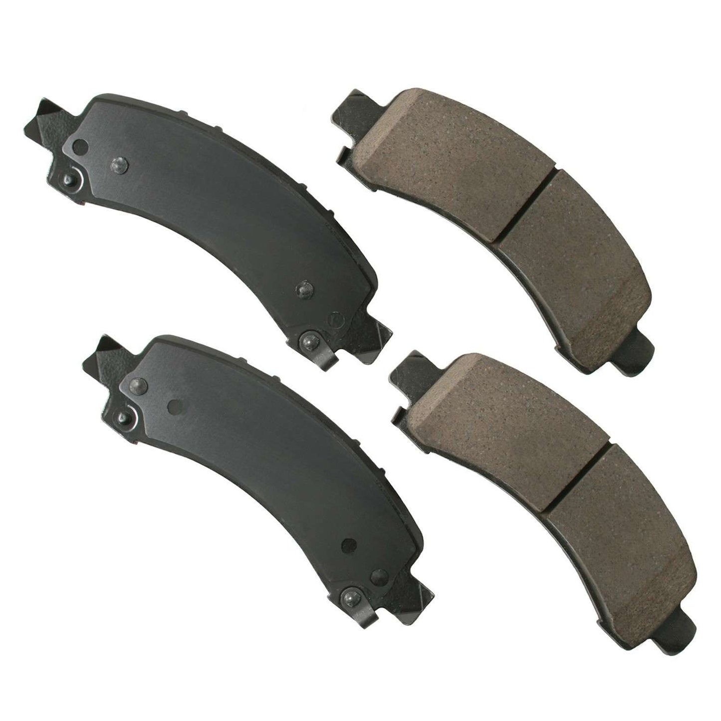 Front View of Rear Disc Brake Pad Set AKEBONO ACT974A