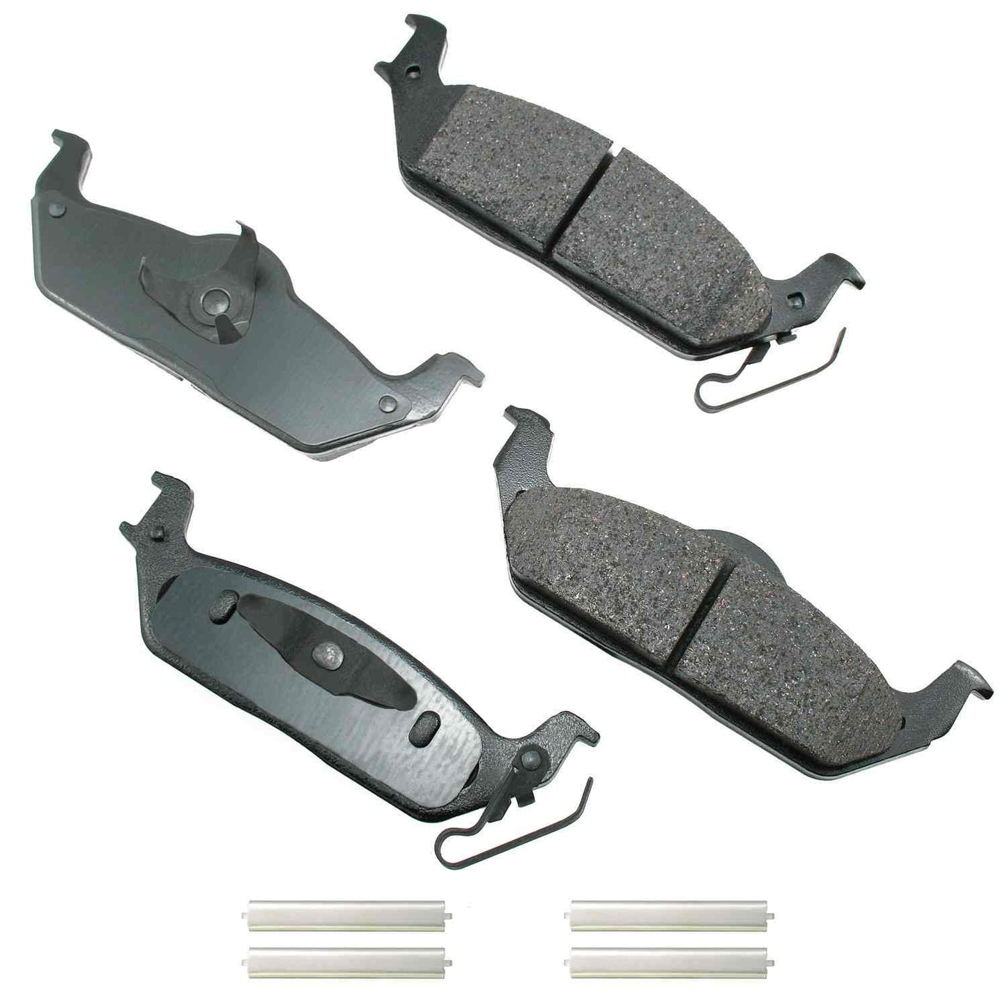 Front View of Rear Disc Brake Pad Set AKEBONO ASP1012A