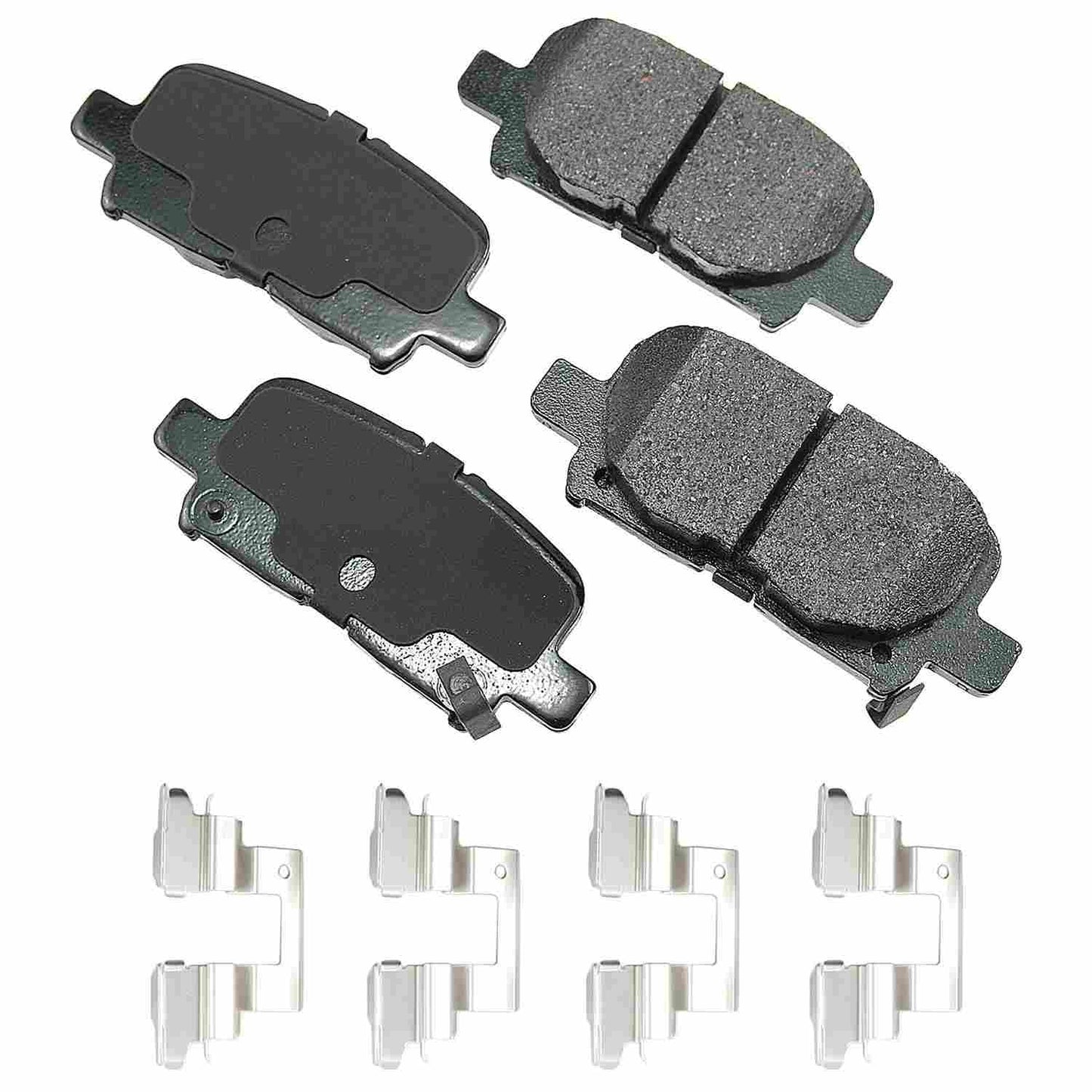 Rear Disc Brake Pad Set AKEBONO ASP865A For Acura Honda MDX Pilot Odyssey