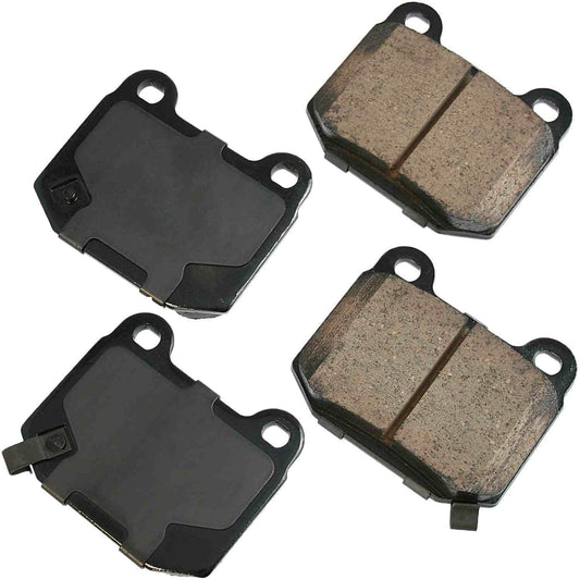 Rear Disc Brake Pad Set AKEBONO ASP961 For Subaru Mitsubishi Nissan Infiniti Impreza Lancer 350Z WRX STI G35