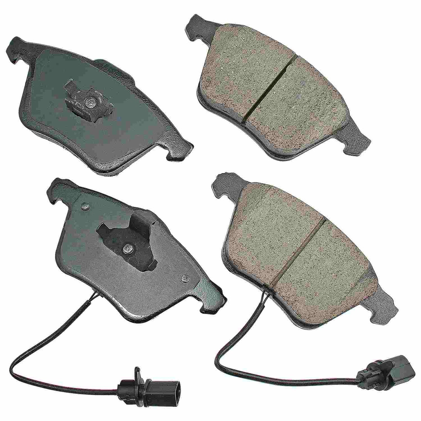 Front Disc Brake Pad Set AKEBONO EUR1111 For Audi A4 Quattro A6 A6 Quattro S4 A4