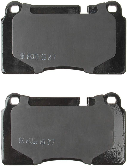 Back View of Front Disc Brake Pad Set AKEBONO EUR1129