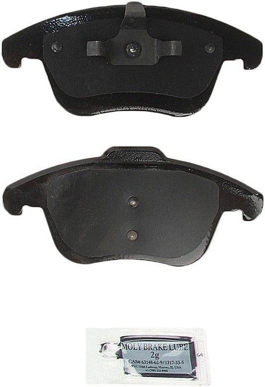 Back View of Front Disc Brake Pad Set AKEBONO EUR1306