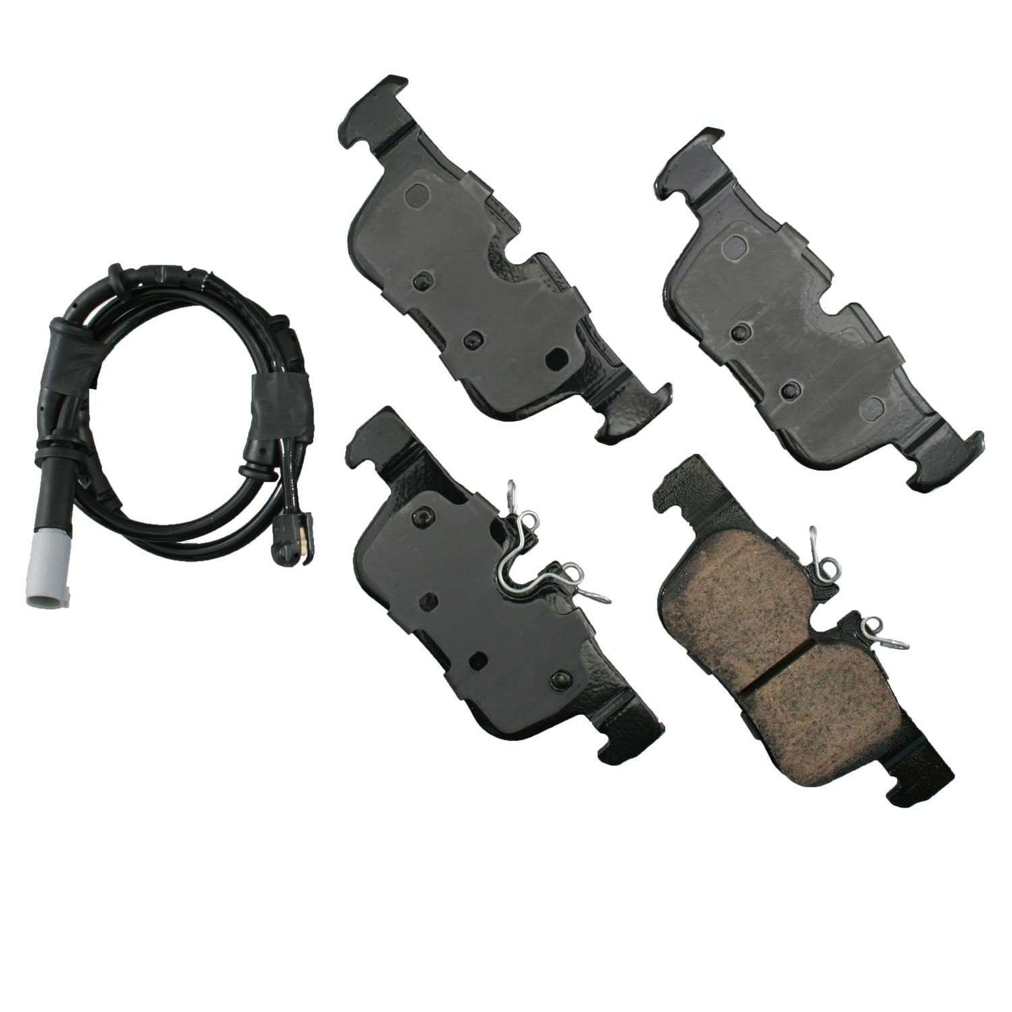 Front View of Rear Disc Brake Pad Set AKEBONO EUR1762