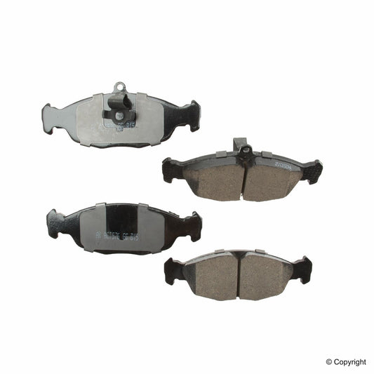 Top View of Rear Disc Brake Pad Set AKEBONO EUR688A