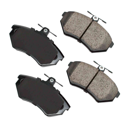 Front View of Front Disc Brake Pad Set AKEBONO EUR696