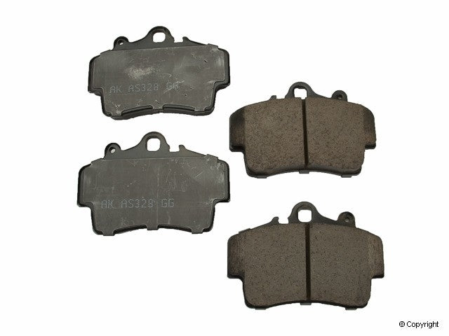 Top View of Front Disc Brake Pad Set AKEBONO EUR737