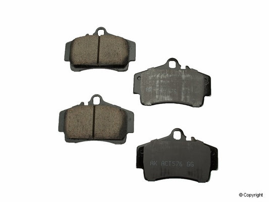 Top View of Rear Disc Brake Pad Set AKEBONO EUR738