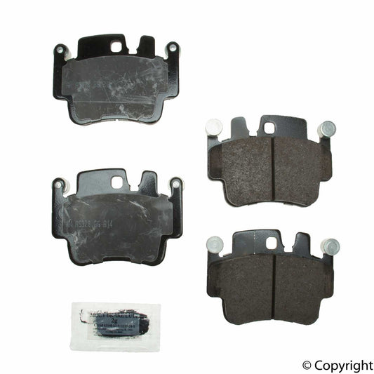 Top View of Rear Disc Brake Pad Set AKEBONO EUR917