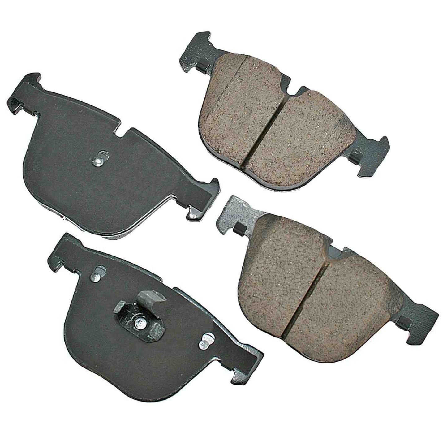 Front View of Rear Disc Brake Pad Set AKEBONO EUR919