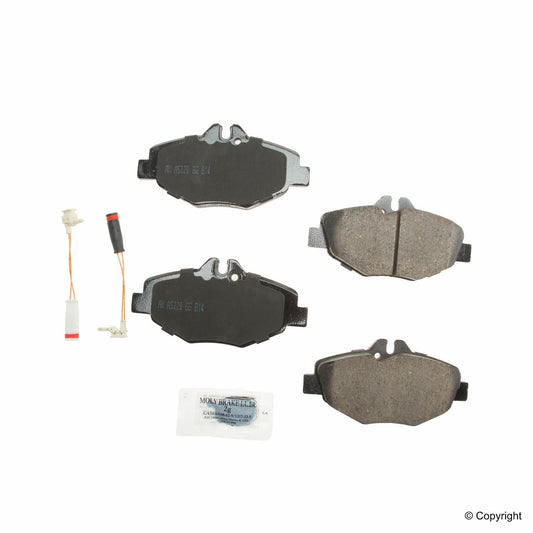 Top View of Front Disc Brake Pad Set AKEBONO EUR987