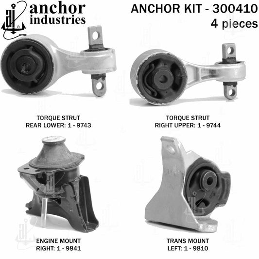 Back View of Engine Mount Kit ANCHOR 300410