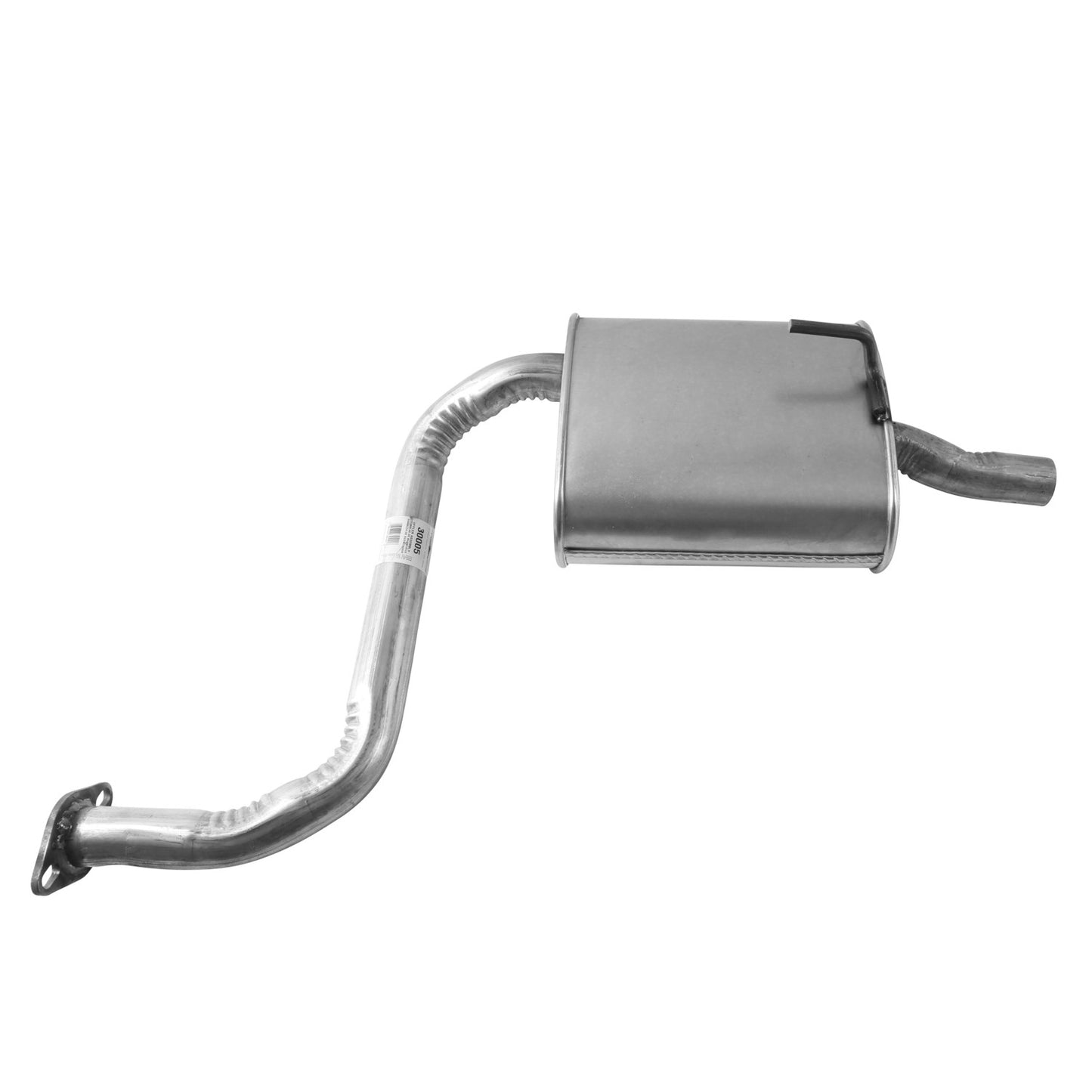 Top View of Right Exhaust Muffler Assembly AP 30005