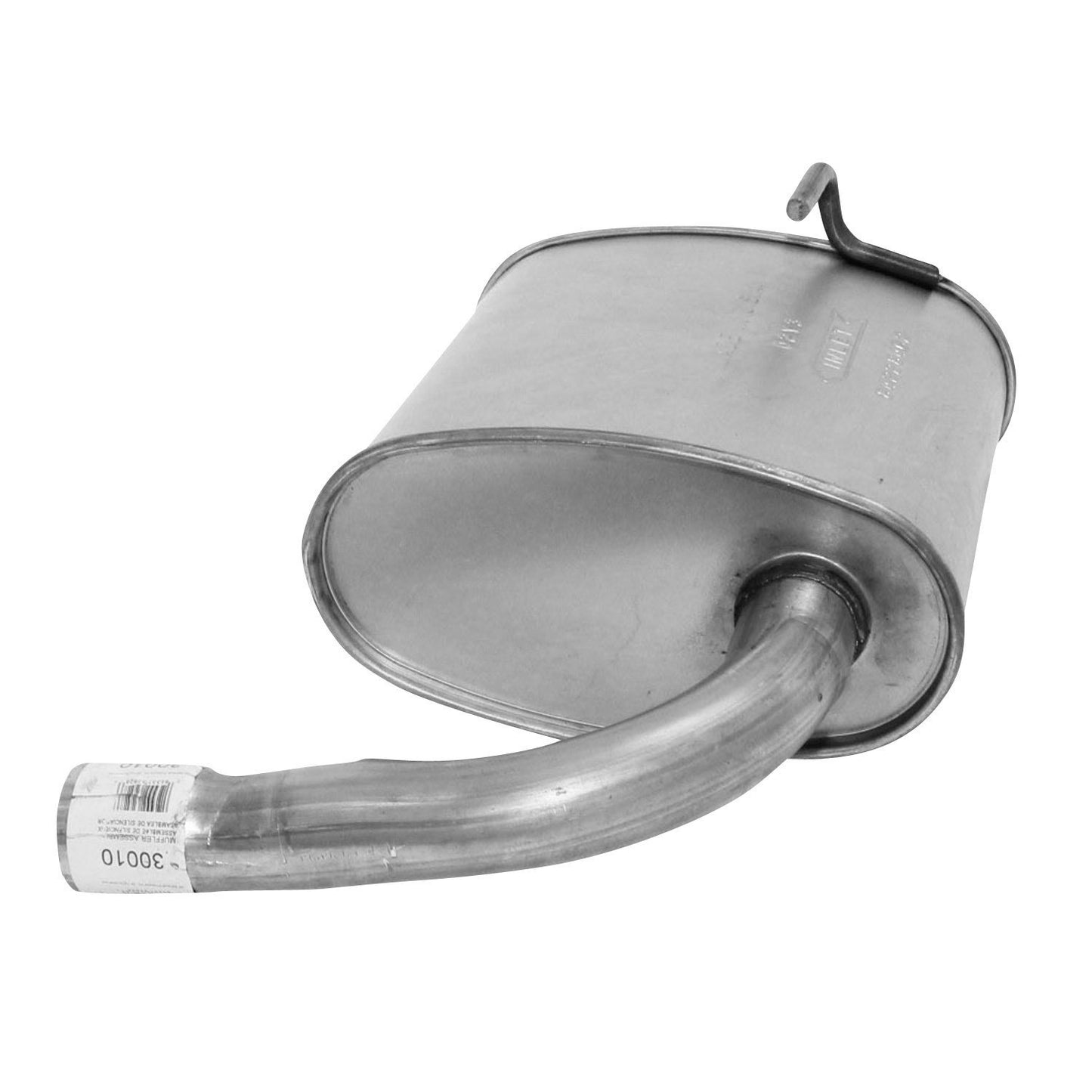 Front View of Left Exhaust Muffler Assembly AP 30010