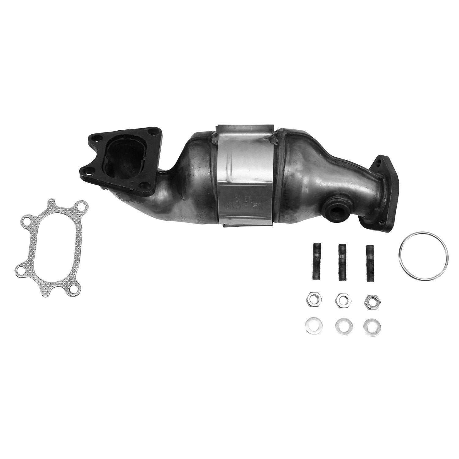 Top View of Front Left Catalytic Converter AP 641355