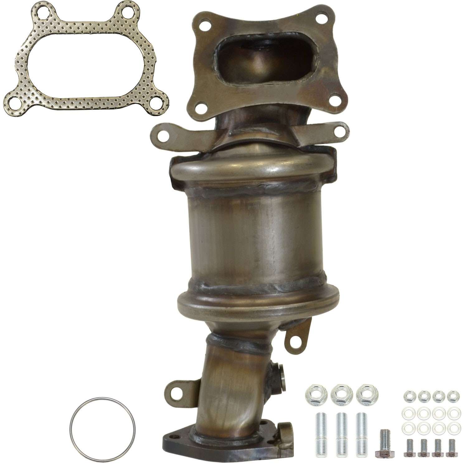 Top View of Rear Catalytic Converter AP 641413