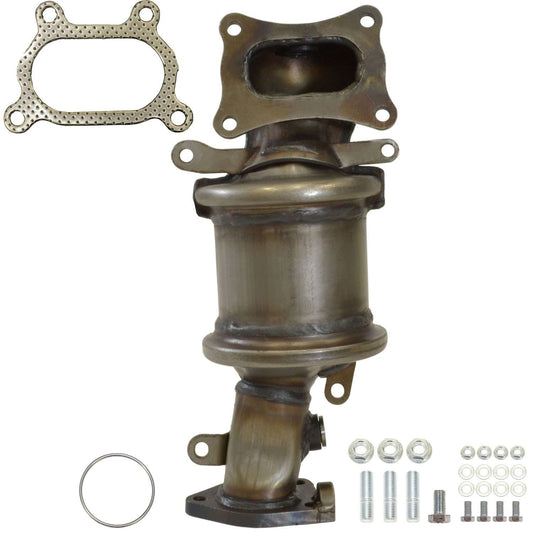 Top View of Rear Catalytic Converter AP 641413