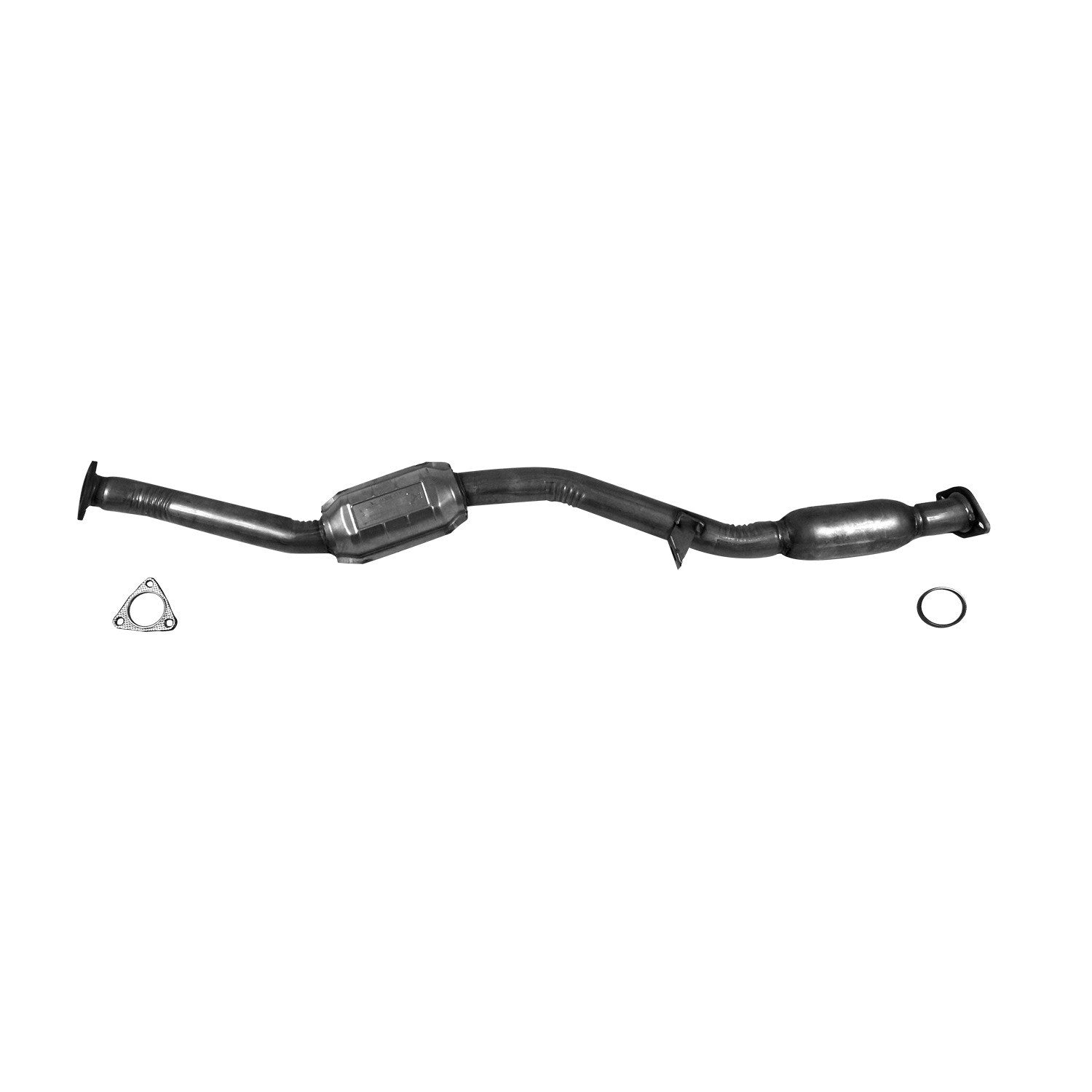 Top View of Rear Catalytic Converter AP 643094