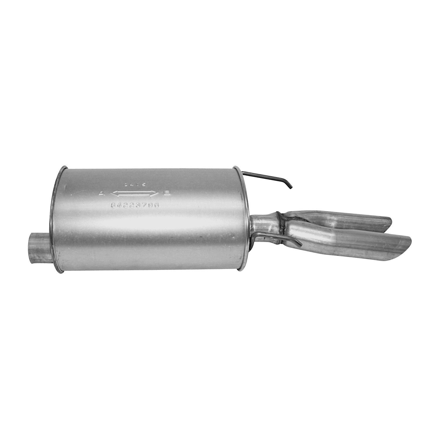 Side View of Rear Exhaust Muffler AP 700338