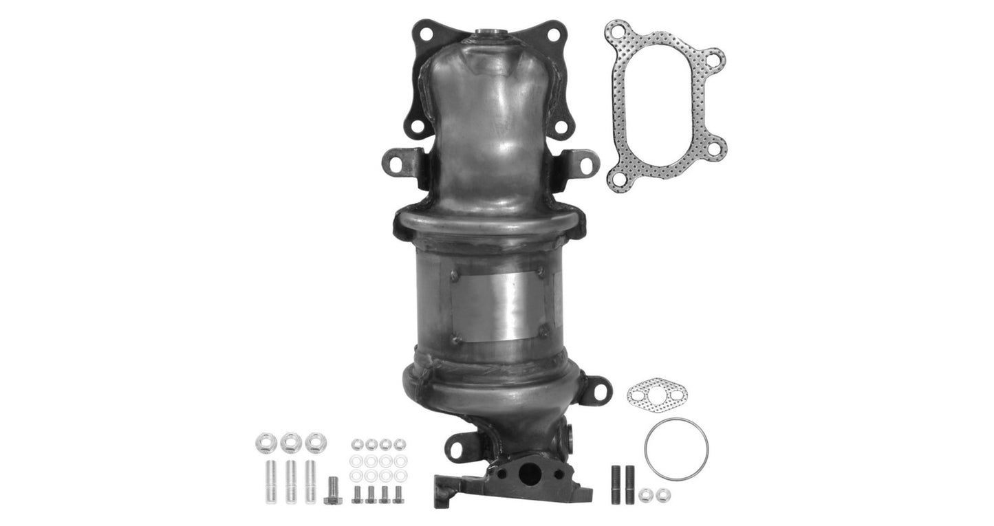 Top View of Front Left Catalytic Converter AP 771373