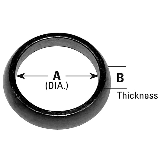 Top View of Exhaust Pipe Flange Gasket AP 8482