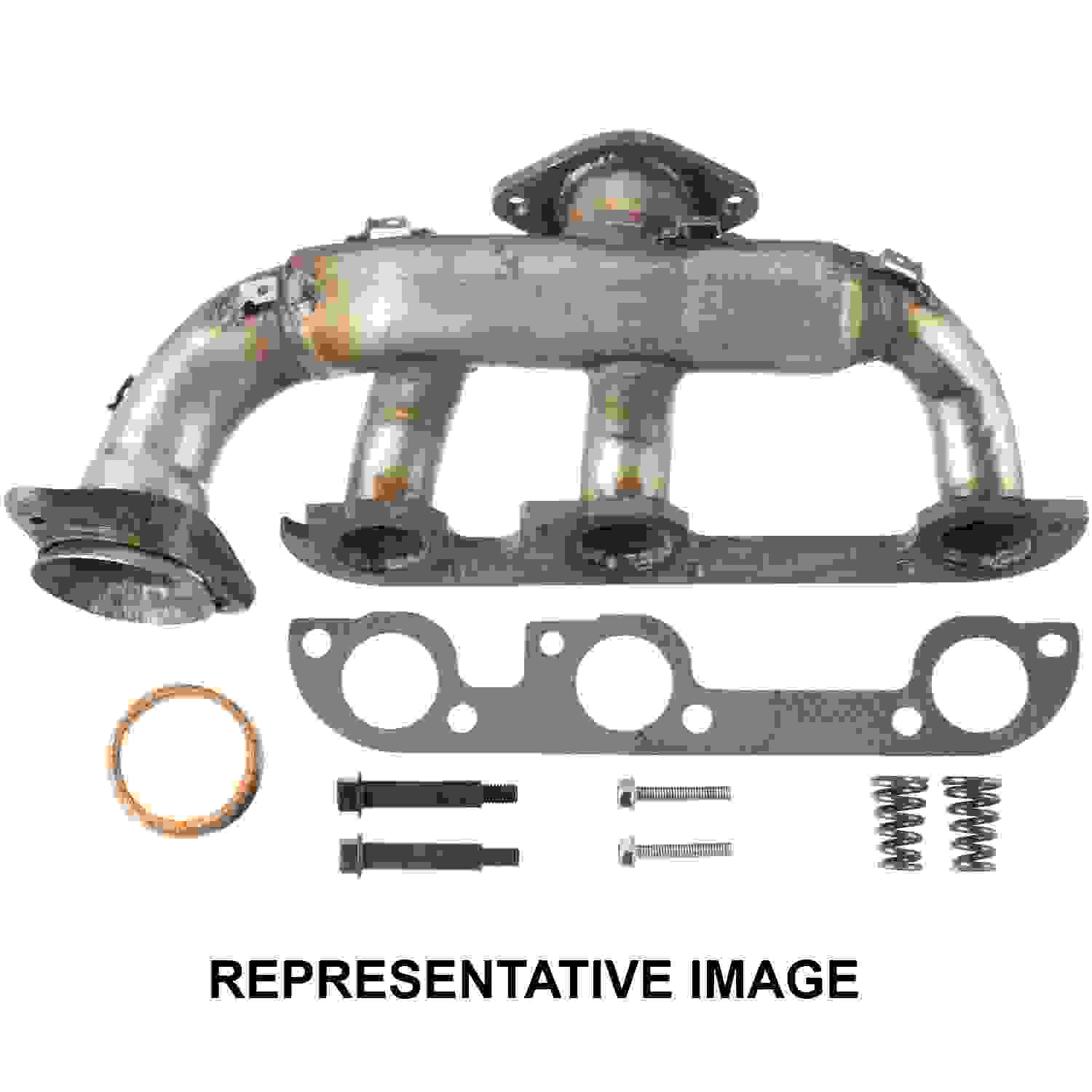 Front View of Right Exhaust Manifold ATP 101465