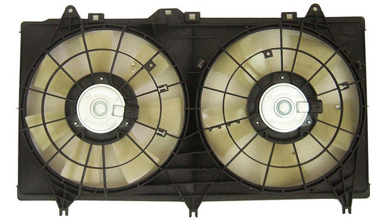 Back View of Dual Radiator and Condenser Fan Assembly APDI 6010061