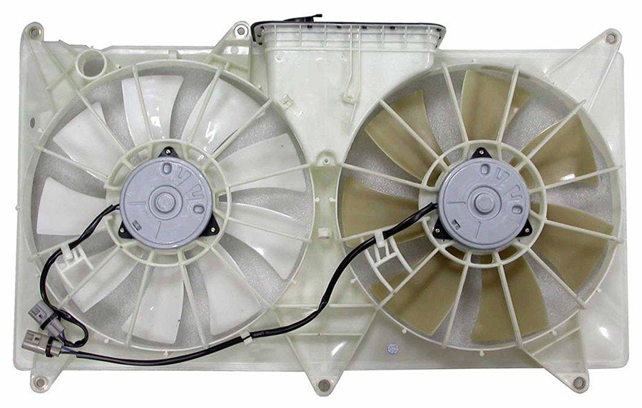 Back View of Dual Radiator and Condenser Fan Assembly APDI 6010098