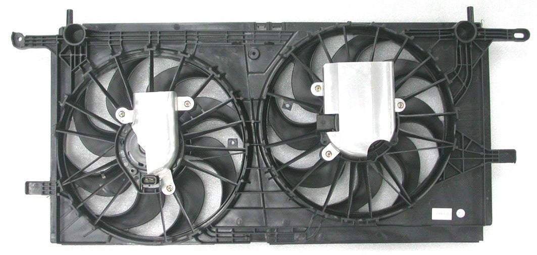 Back View of Dual Radiator and Condenser Fan Assembly APDI 6016129