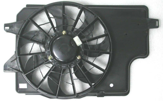 Back View of Dual Radiator and Condenser Fan Assembly APDI 6018116