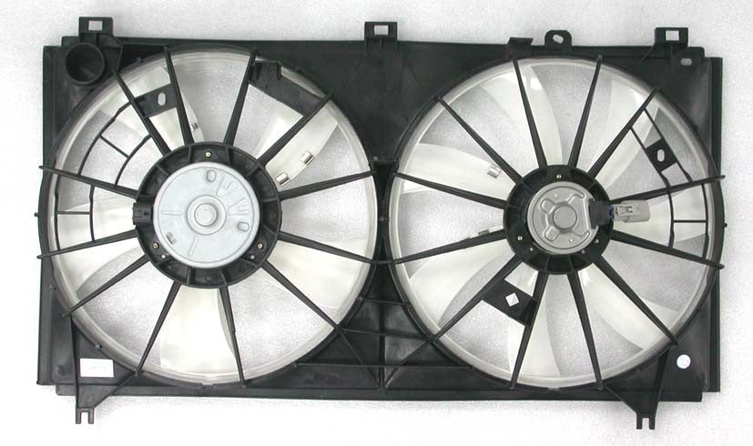 Back View of Dual Radiator and Condenser Fan Assembly APDI 6025106