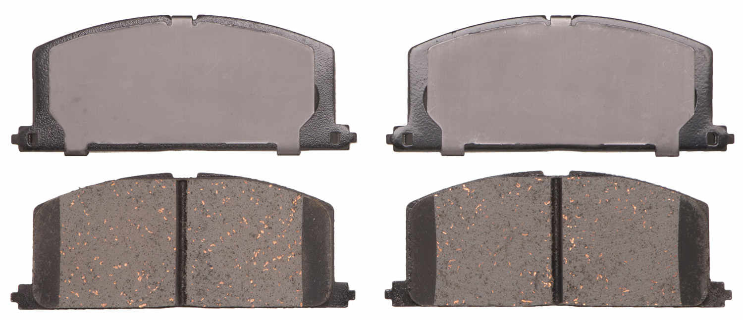 Front View of Front Disc Brake Pad Set ADVICS AD0242