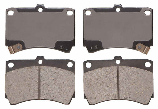 Angle View of Front Disc Brake Pad Set ADVICS AD0466