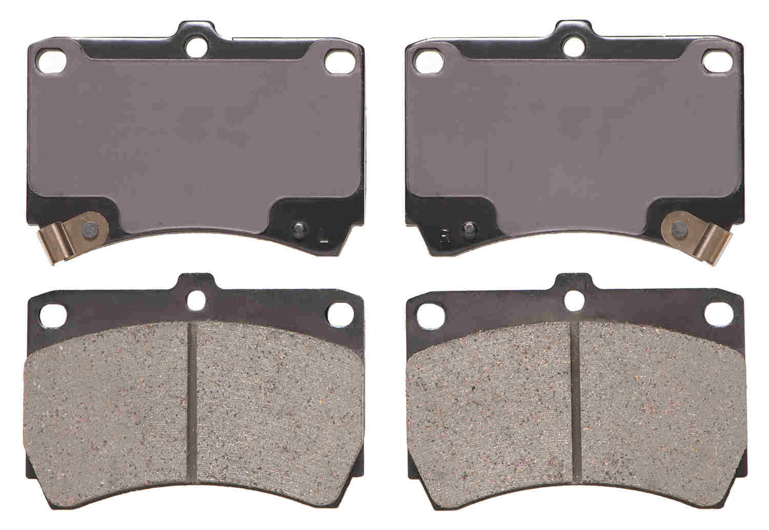 Front View of Front Disc Brake Pad Set ADVICS AD0466