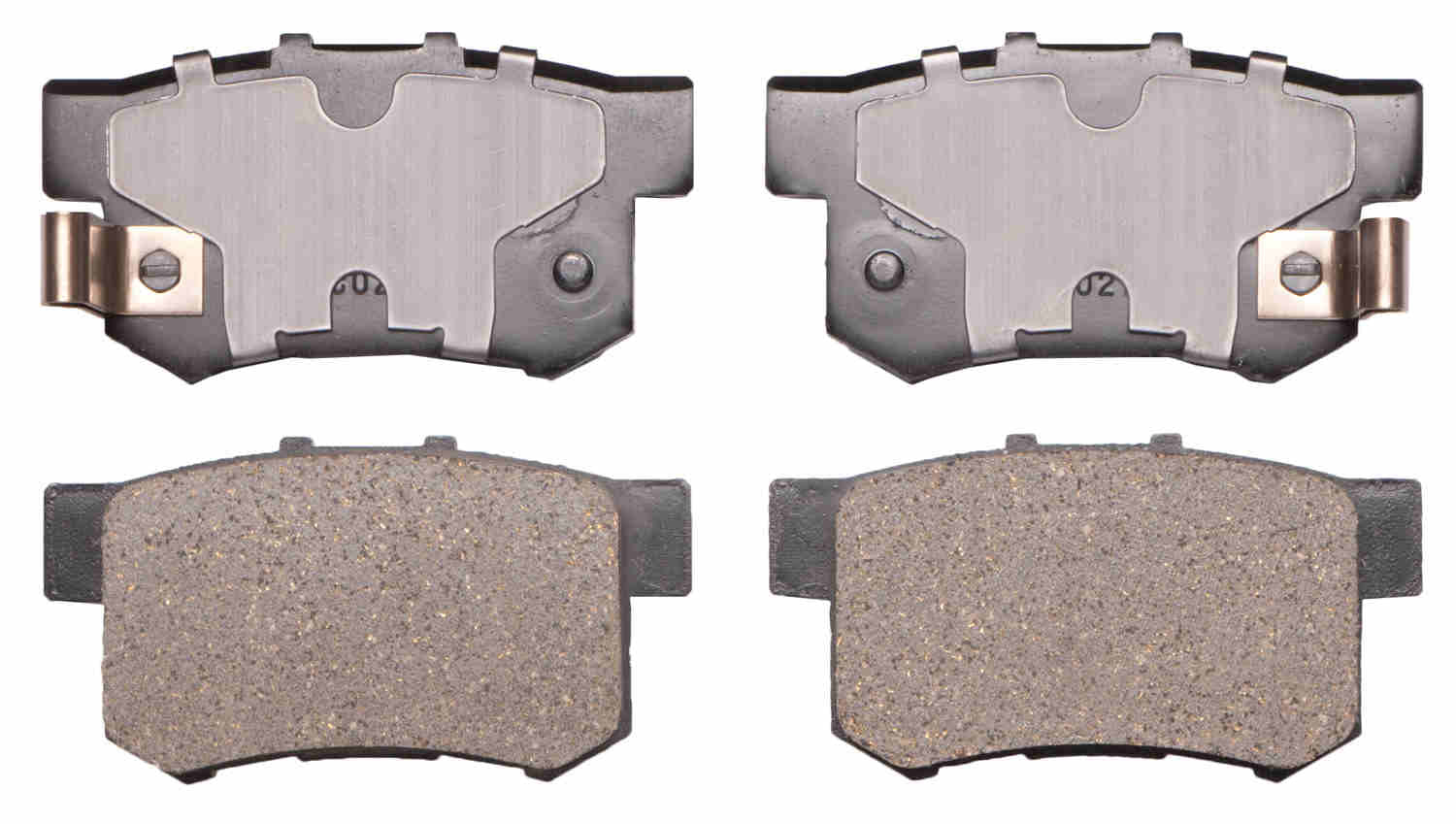 Front View of Rear Disc Brake Pad Set ADVICS AD0536