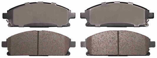 Angle View of Front Disc Brake Pad Set ADVICS AD0691