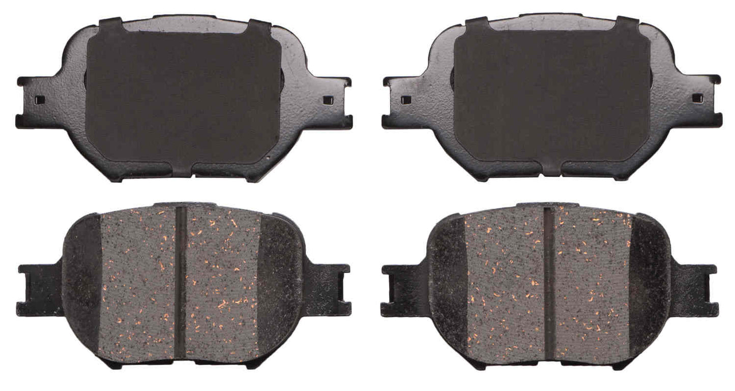 Front View of Front Disc Brake Pad Set ADVICS AD0817