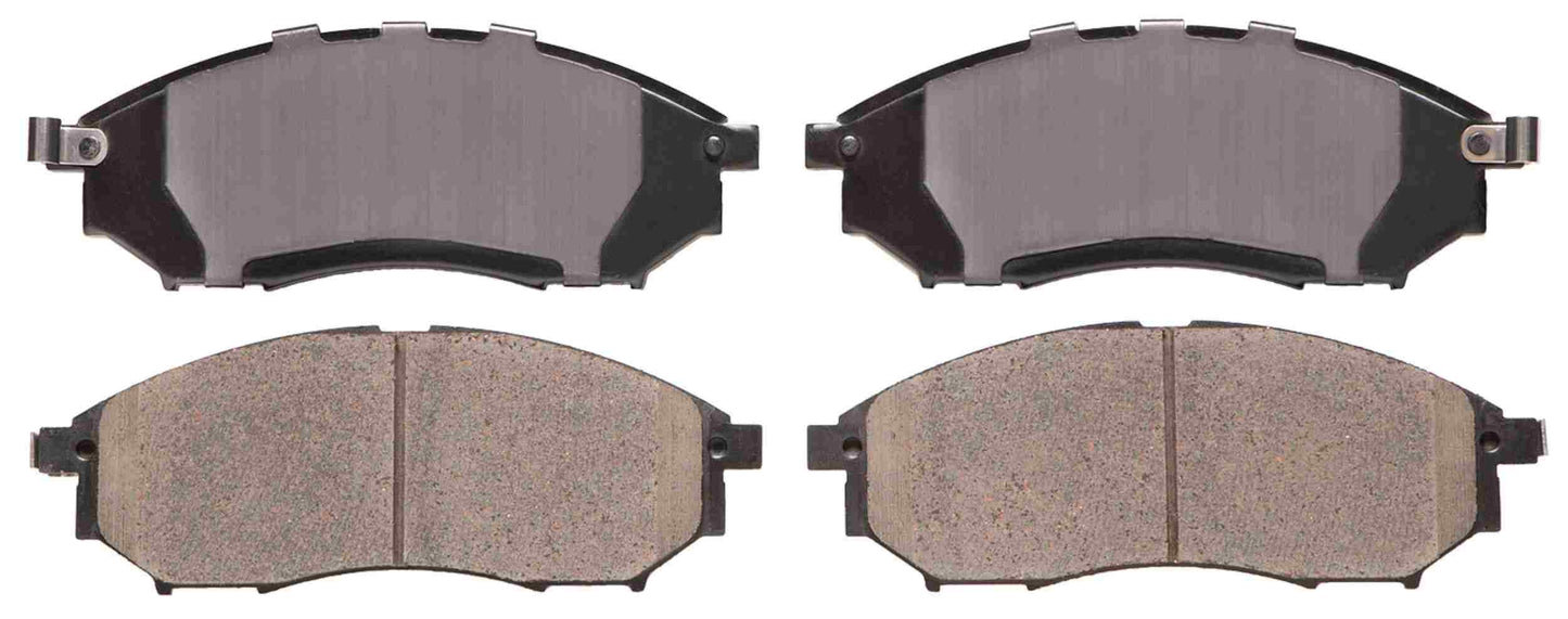 Angle View of Front Disc Brake Pad Set ADVICS AD0888