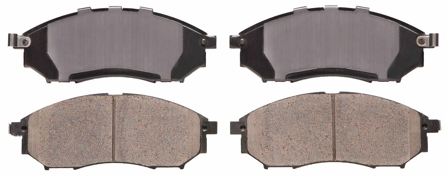 Front View of Front Disc Brake Pad Set ADVICS AD0888