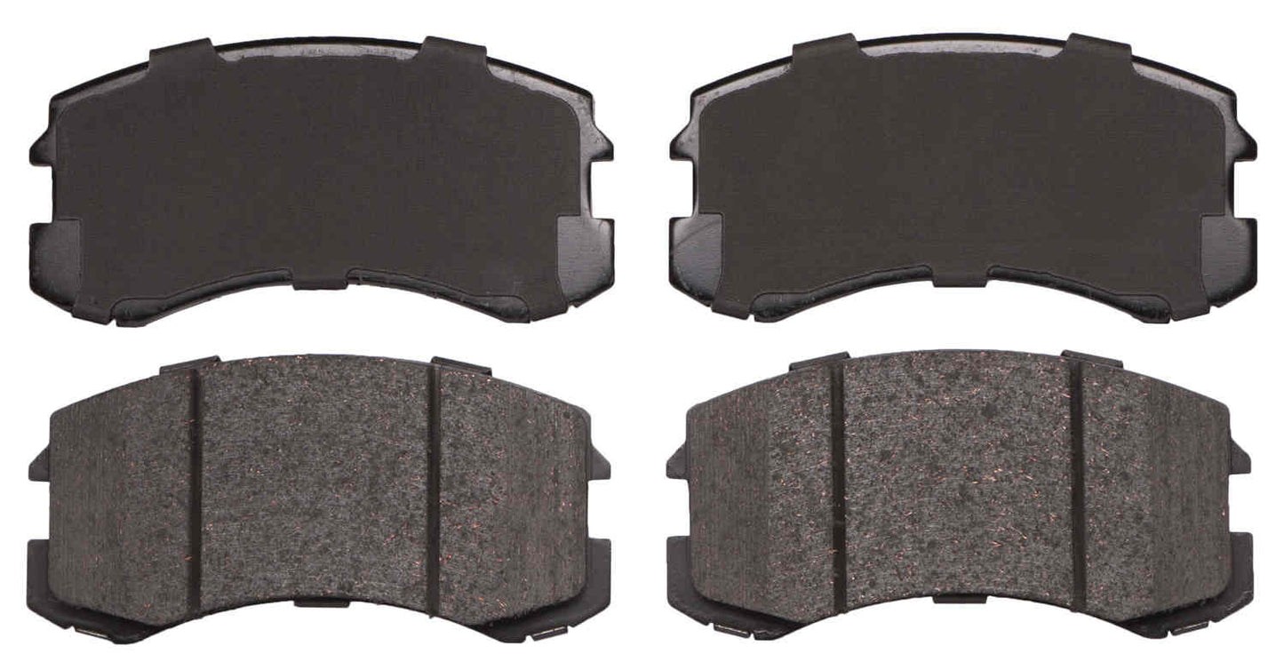 Front View of Front Disc Brake Pad Set ADVICS AD0904