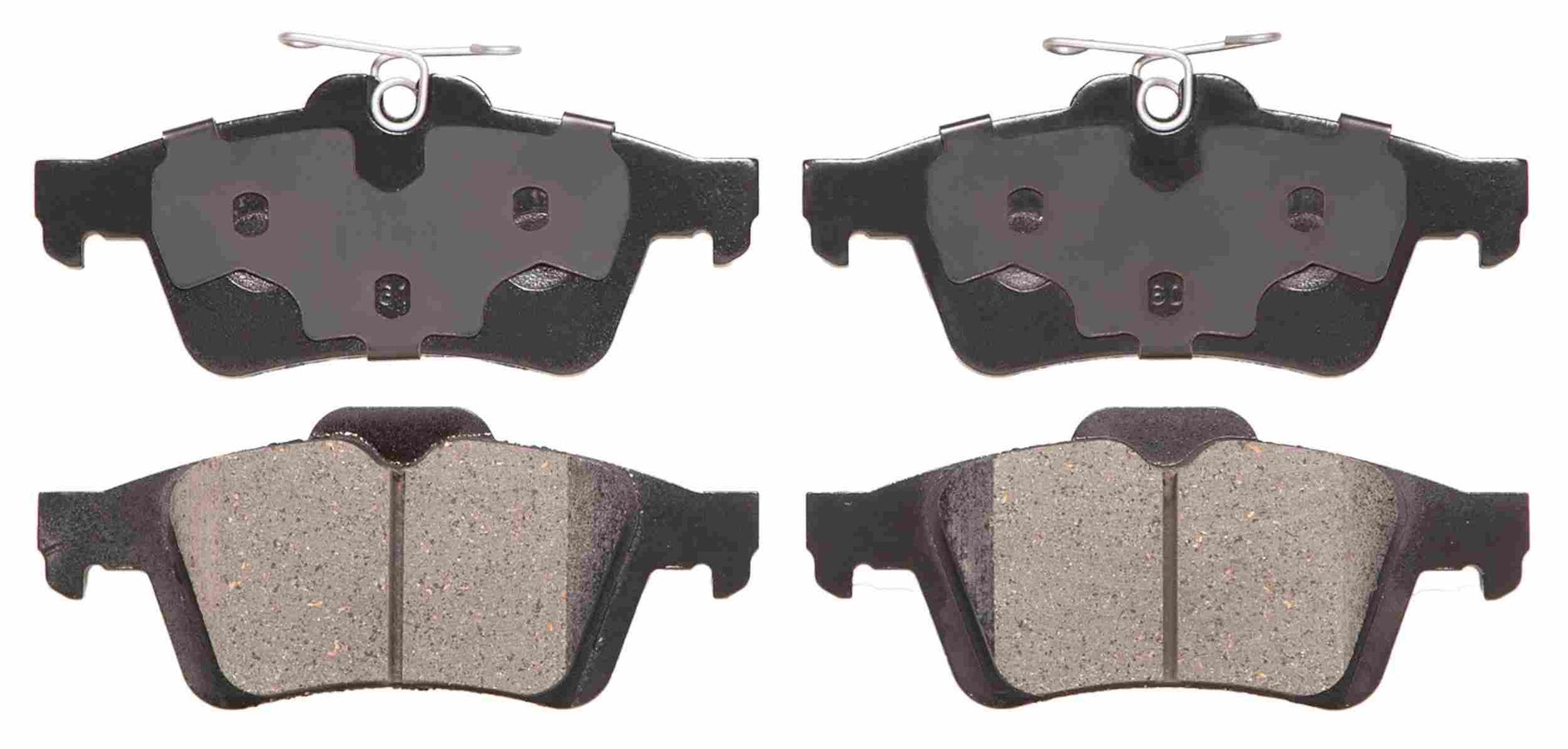 Angle View of Rear Disc Brake Pad Set ADVICS AD1095