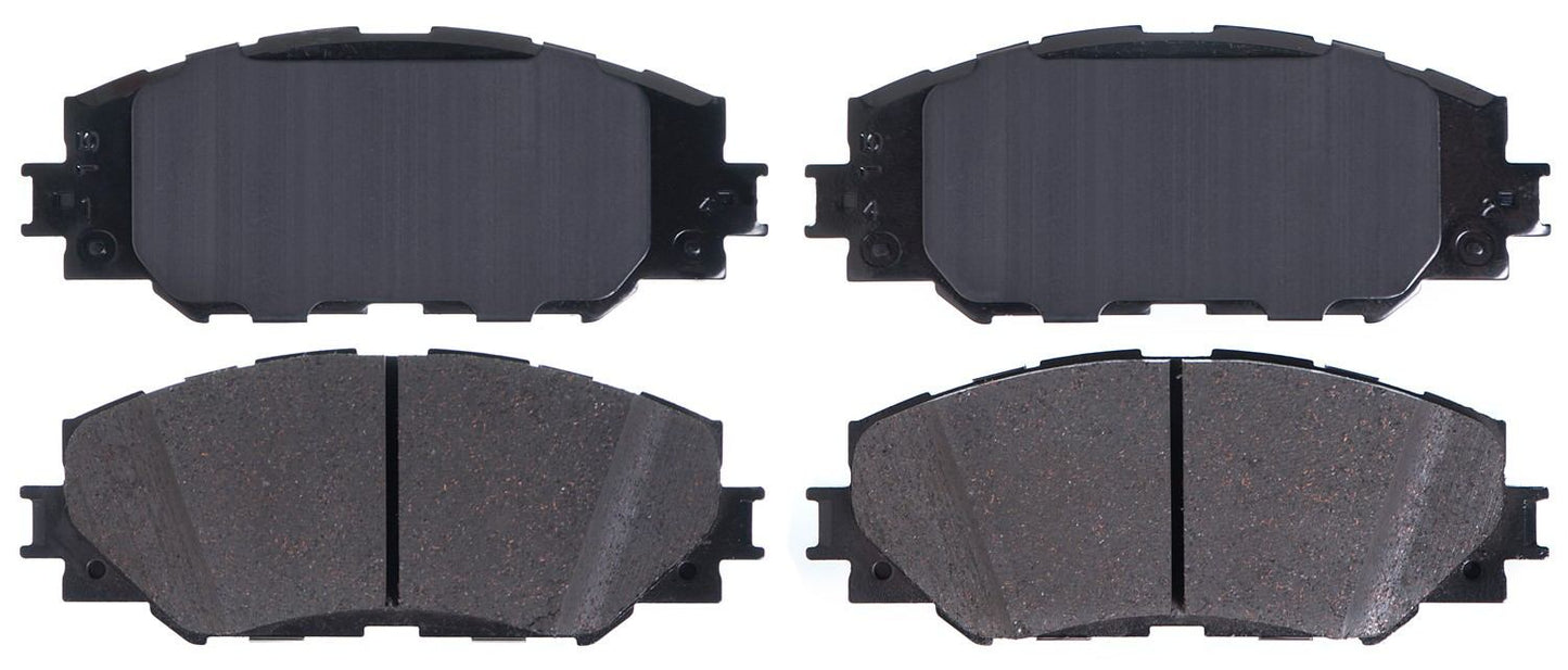 Angle View of Front Disc Brake Pad Set ADVICS AD1210