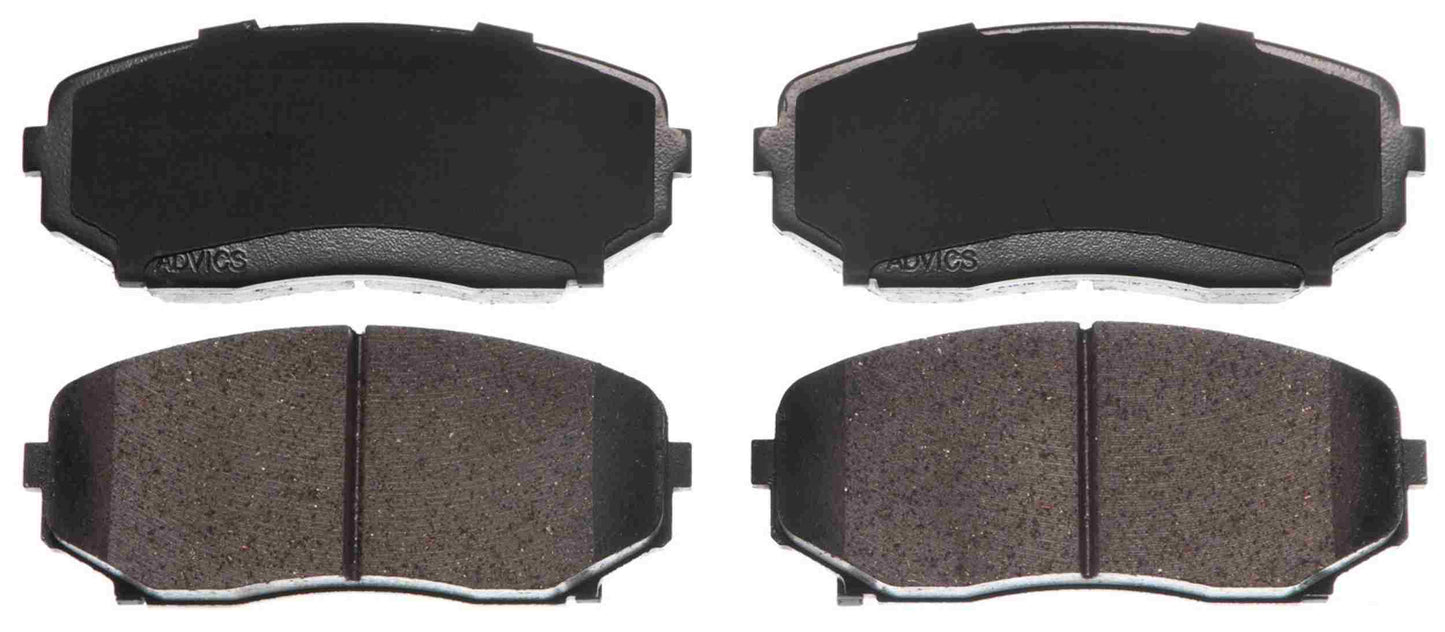 Angle View of Front Disc Brake Pad Set ADVICS AD1258