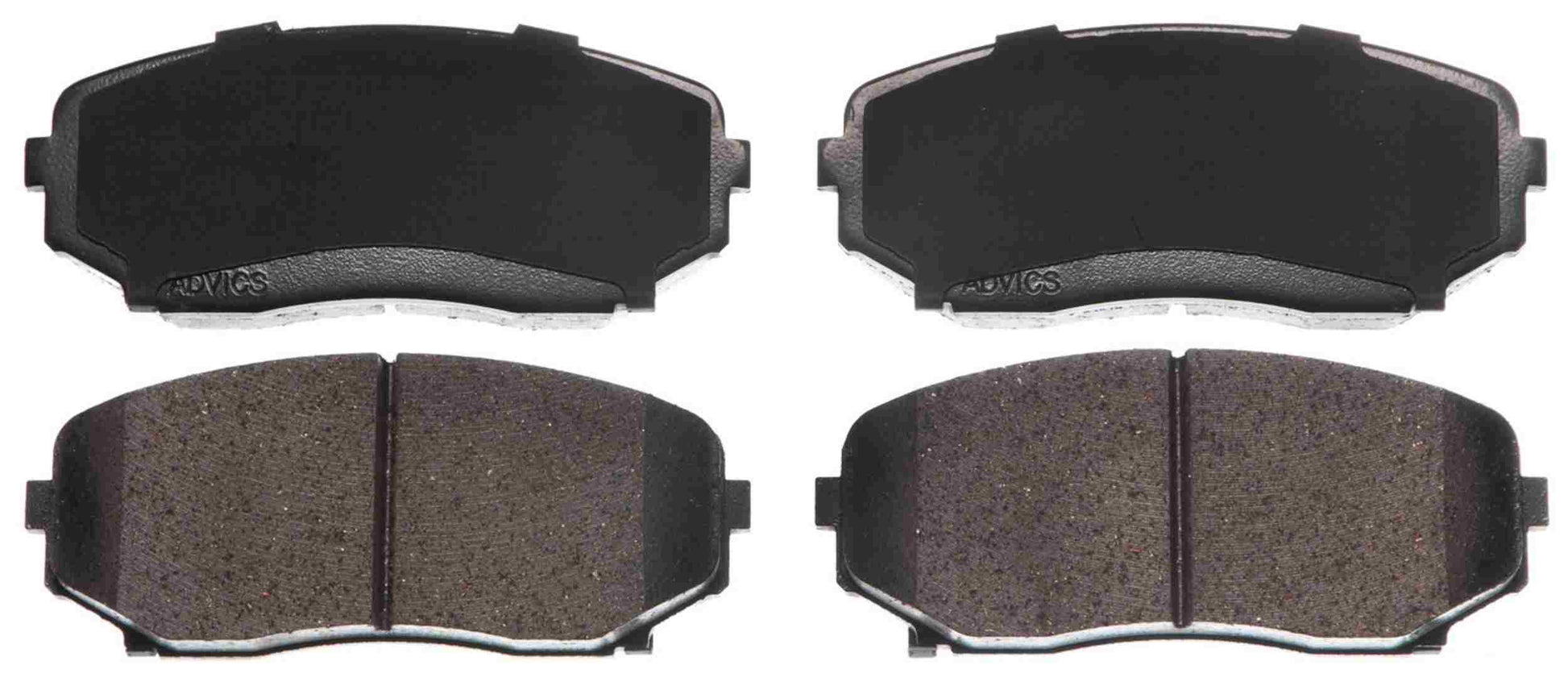 Angle View of Front Disc Brake Pad Set ADVICS AD1258