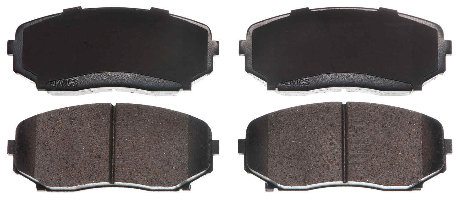 Front View of Front Disc Brake Pad Set ADVICS AD1258