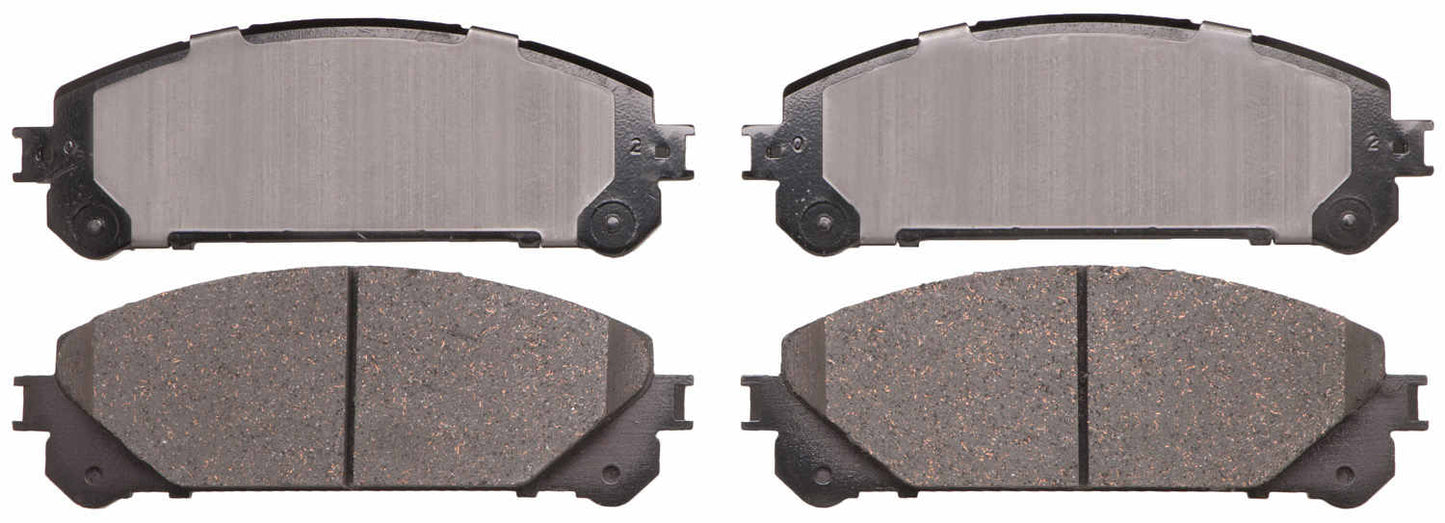 Front View of Front Disc Brake Pad Set ADVICS AD1324