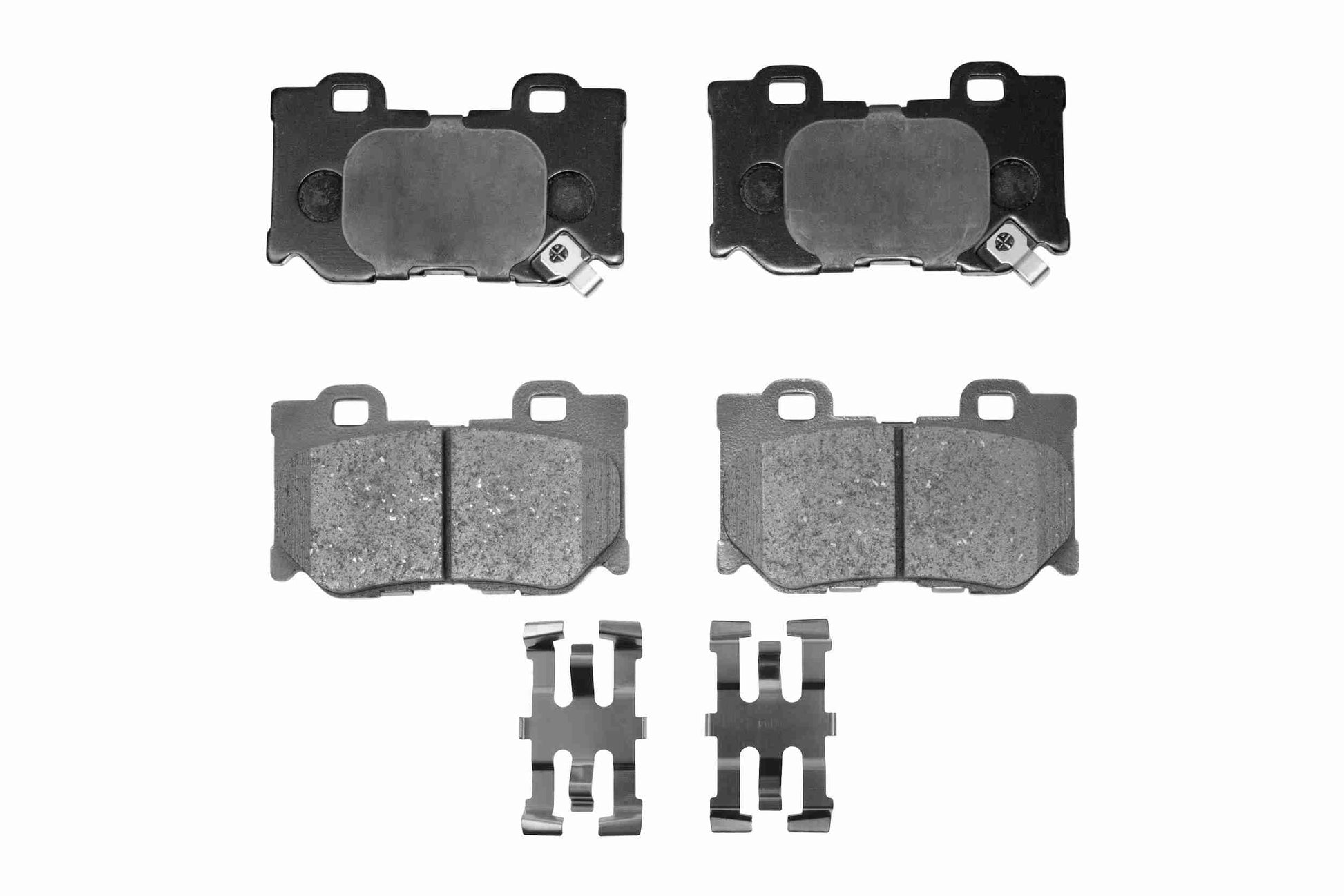 Angle View of Rear Disc Brake Pad Set ADVICS AD1347