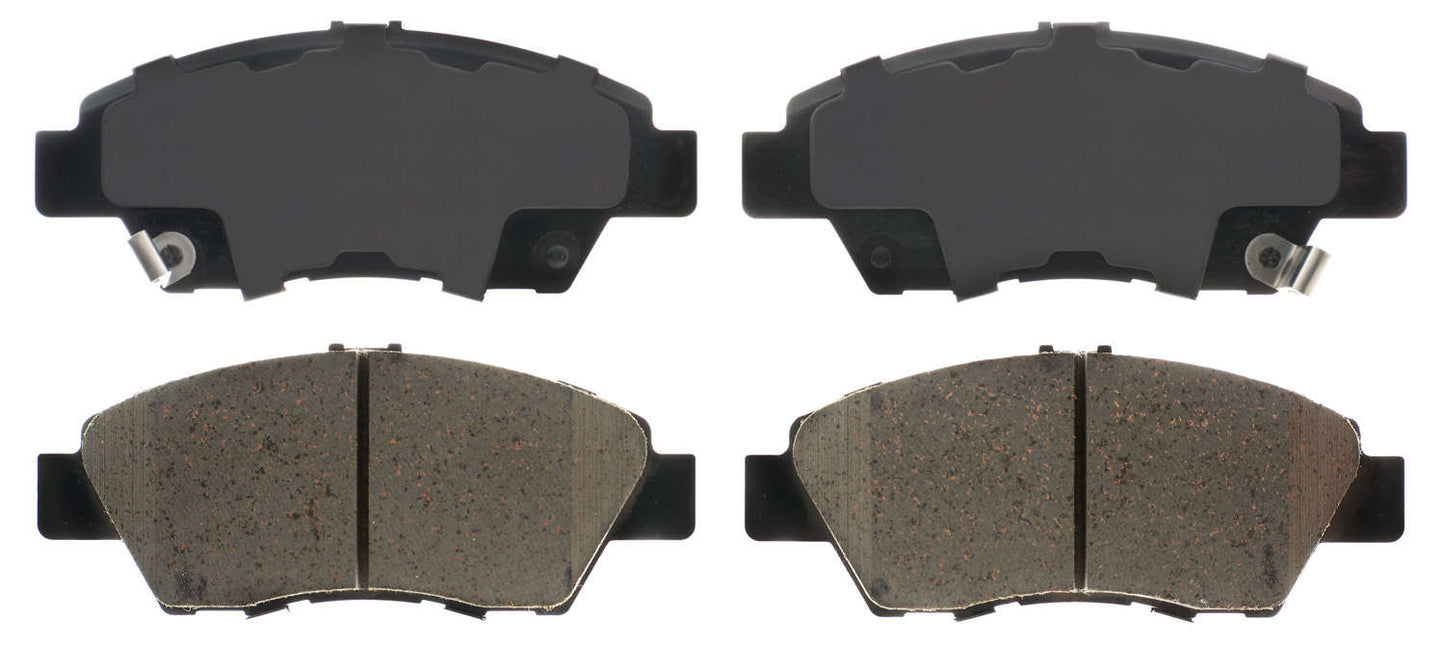 Front View of Front Disc Brake Pad Set ADVICS AD1394