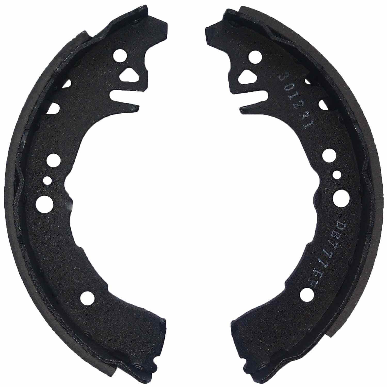 Front View of Rear Drum Brake Shoe BENDIX 754